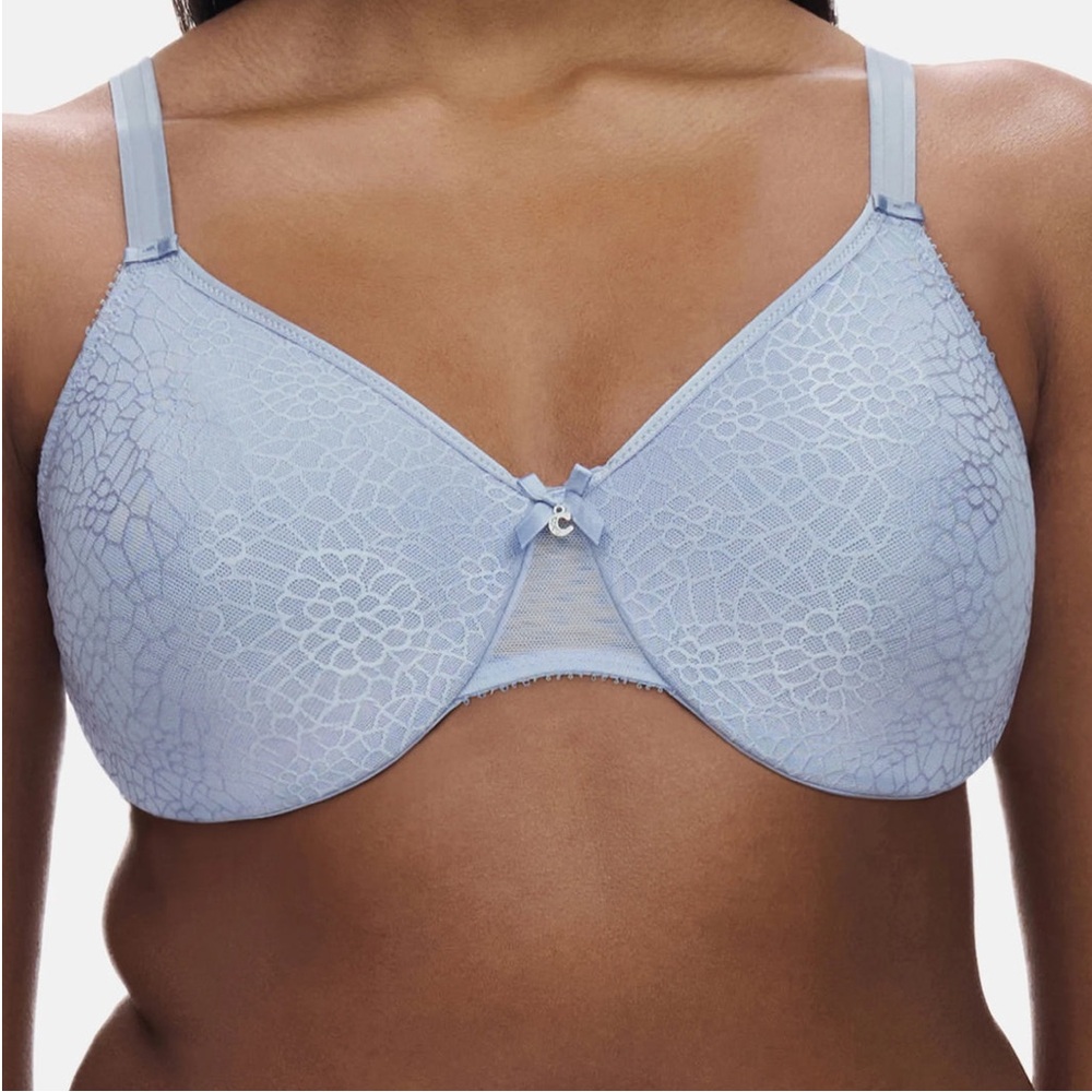 Chantelle C Magnifique Seamless Minimizer Bra - Slate Blue 40DDD (40F) .